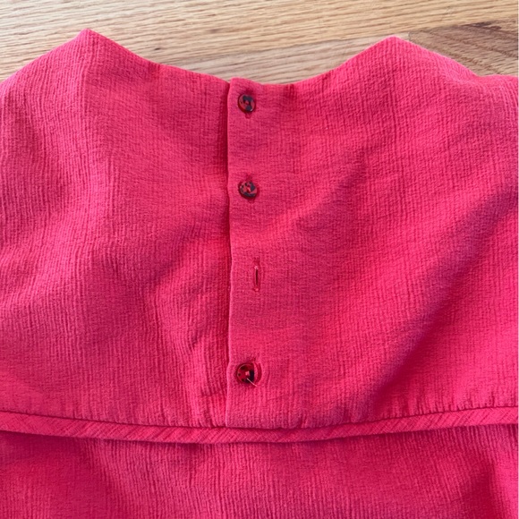 Zara red mini dress with a bow and short sleeves. Small girl size 9/10 - Picture 2 of 6